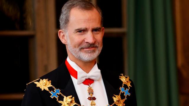 Felipe VI en la cena de gala que ofrecieron los reyes de Suecia el pasado mes de noviembre en honor a su vista de Estado.