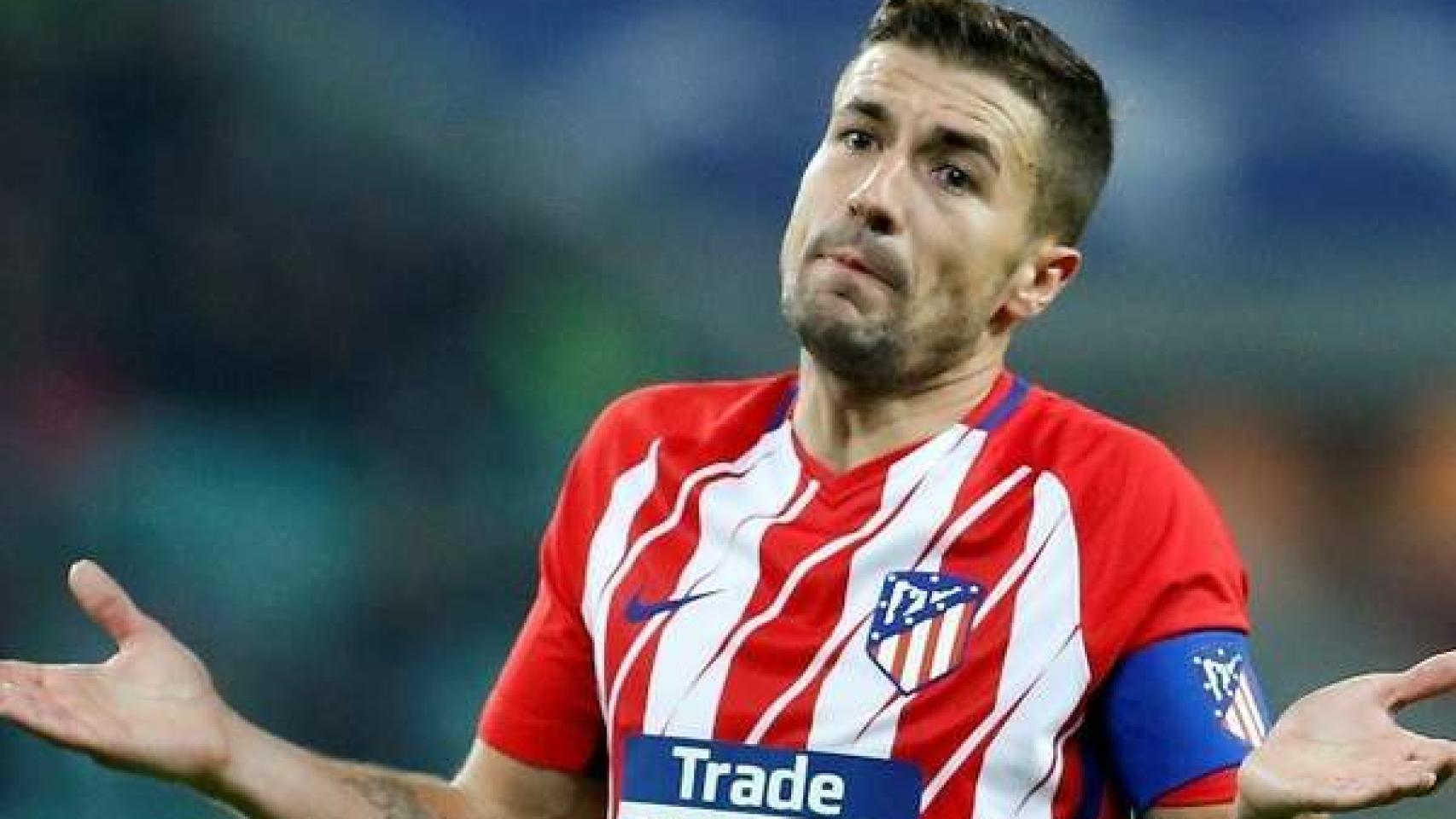 Gabi Fernández, durante su etapa con el Atlético de Madrid