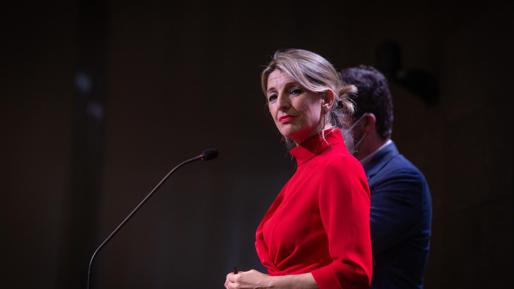 La vicepresidenta segunda del Gobierno, Yolanda Díaz.