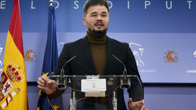 Gabriel Rufián, portavoz de ERC en el Congreso de los Diputados.