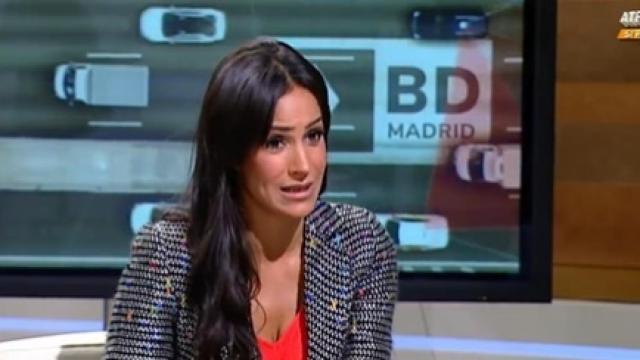 La coordinadora de Ciudadanos en Madrid y vicealcaldesa de la capital, Begoña Vilacís, este jueves en Telemadrid.