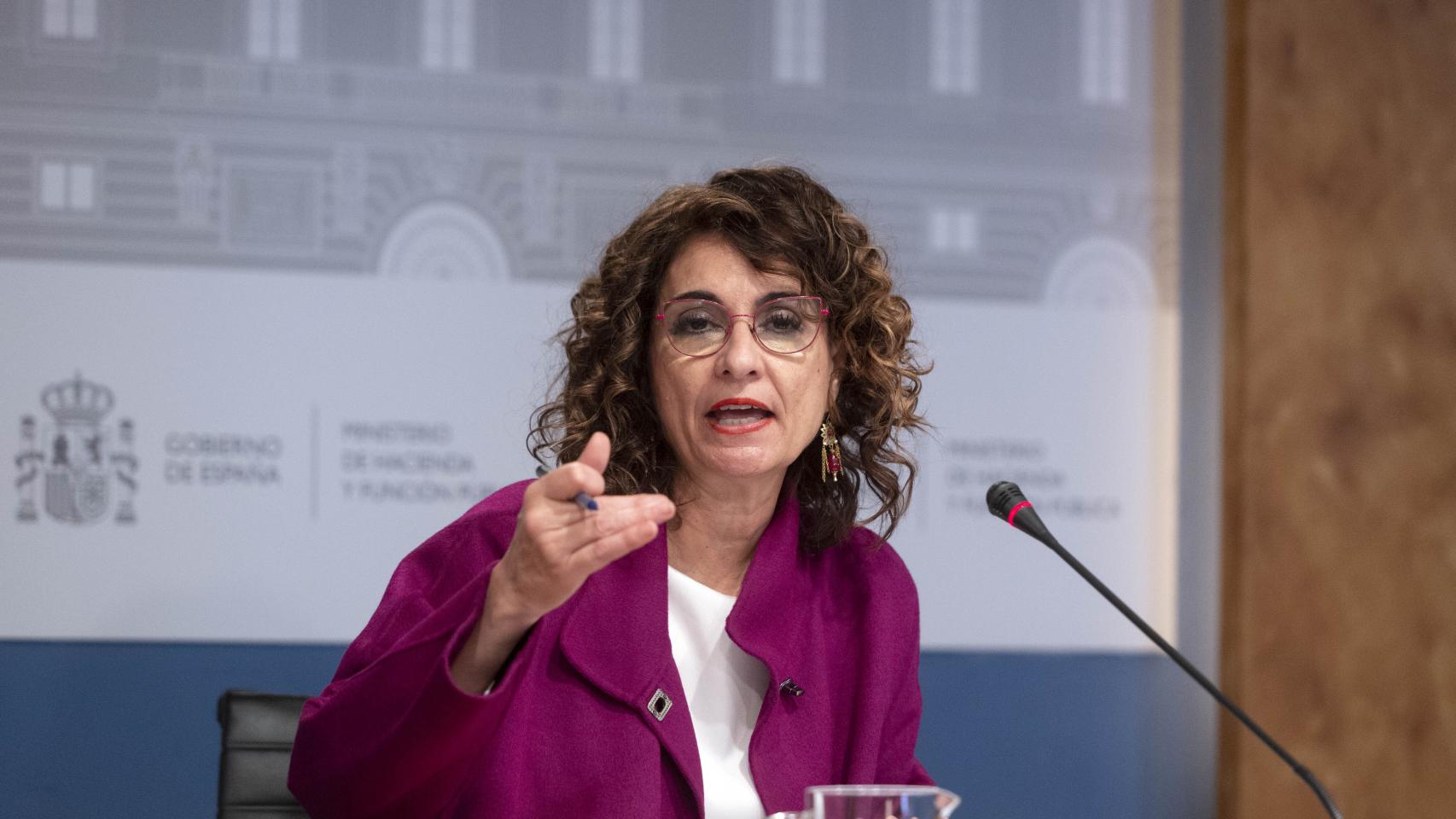 María Jesús Montero, ministra de Hacienda y Función Pública.