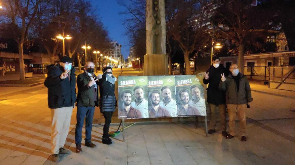 Vox Zamora, con Santiago Abascal y Juan García-Gallardo como imagen de campaña