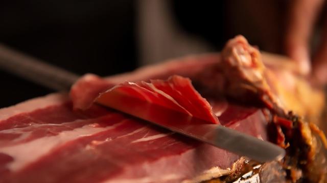 Jamón curado.