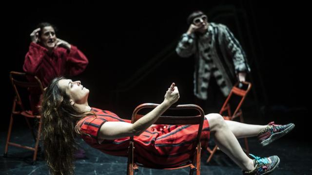 Una imagen del montaje de 'Convertiste mi luto en danza'