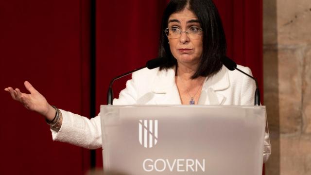 Carolina Darias, ministra de Sanidad, en Palma de Mallorca.
