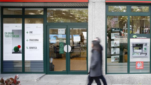 Imagen de archivo de una sucursal de Unicaja Banco.