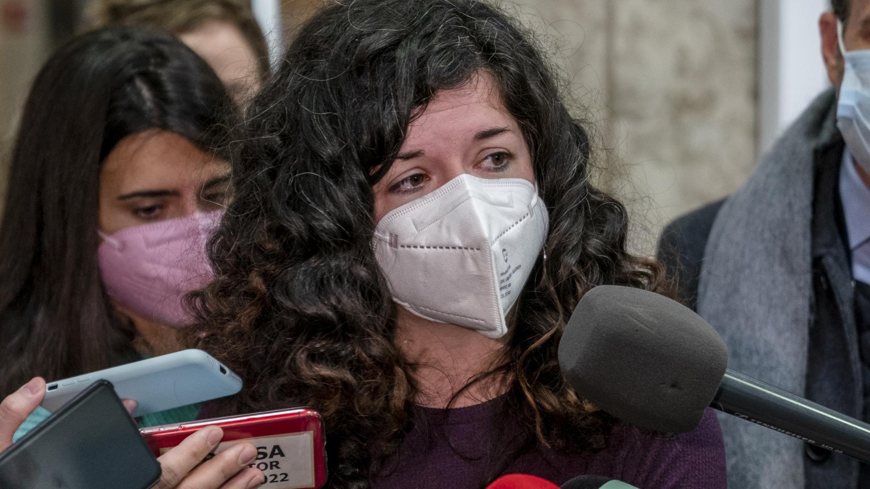 La portavoz adjunta de Unidas Podemos en el Congreso, Sofía Fernández Castañón