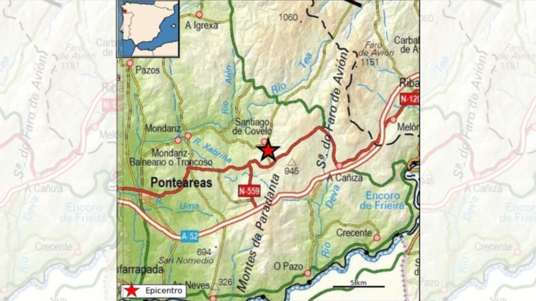 Terremoto en Covelo – IGN.