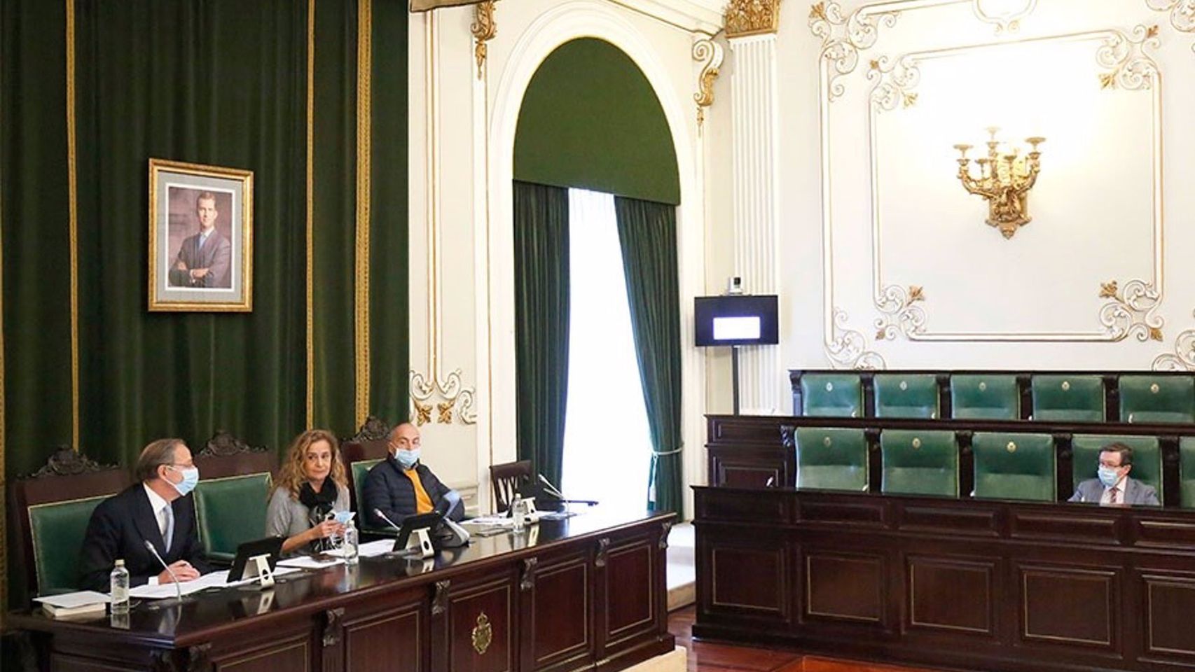 Pleno de la Diputación de Pontevedra.