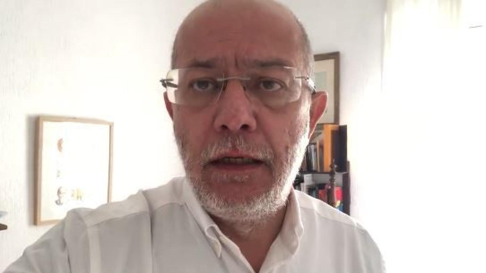 Francisco Igea en el vídeo que ha compartido.