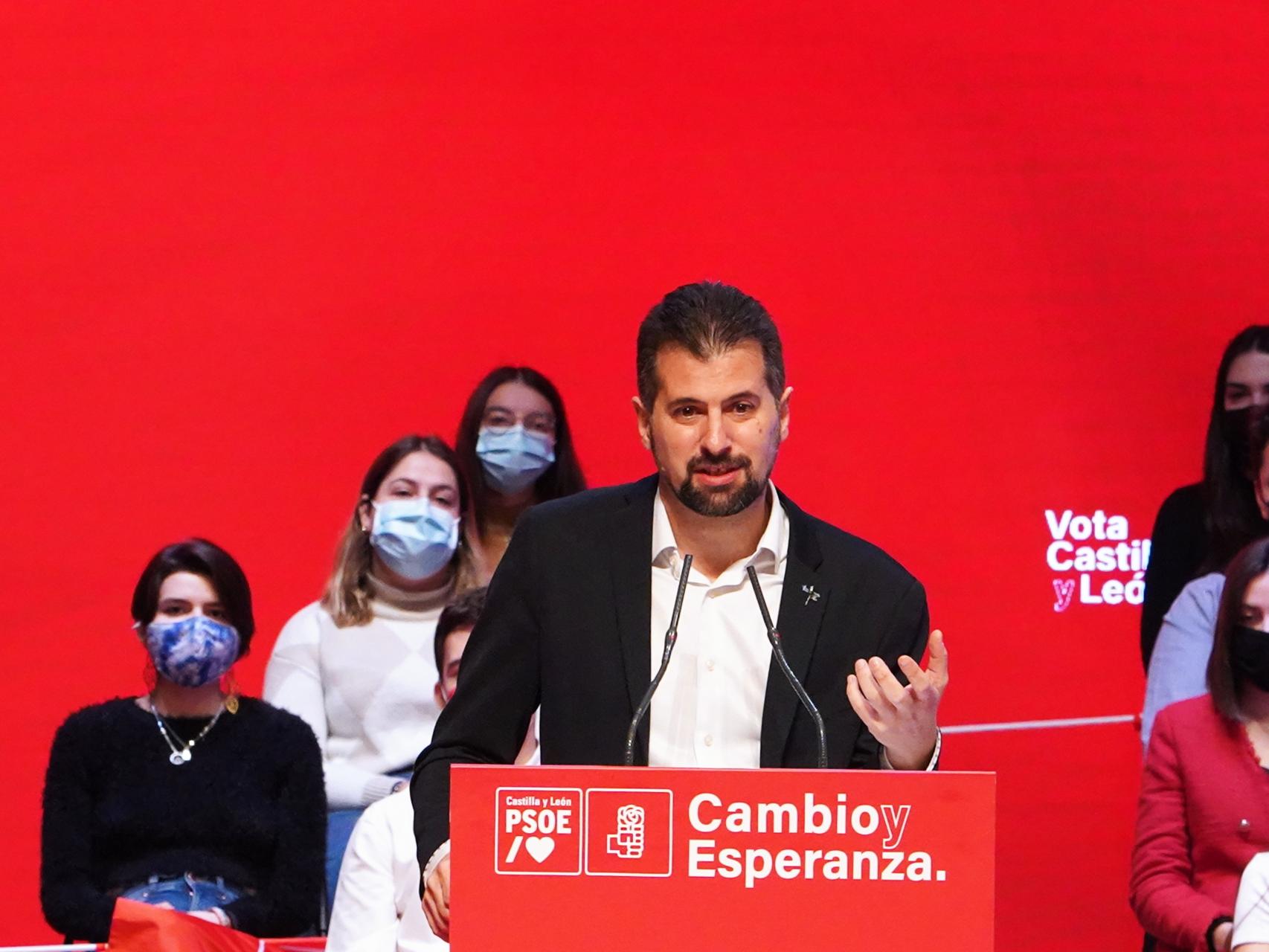 Tudanca en el mitín celebrado este sábado en Zamora / ICAL