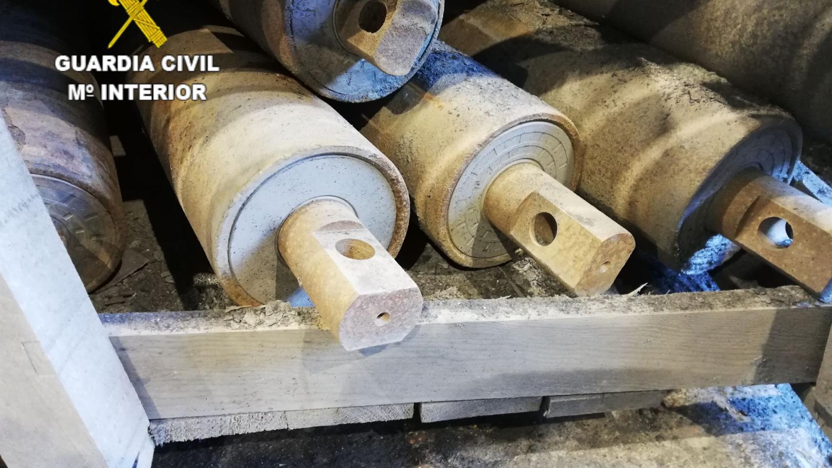 Rodillos recuperados