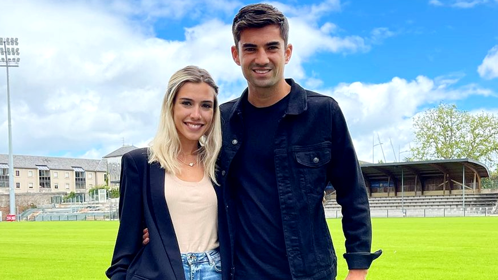 Karen Gonçalves y Enzo Zidane, en una imagen de sus redes sociales.