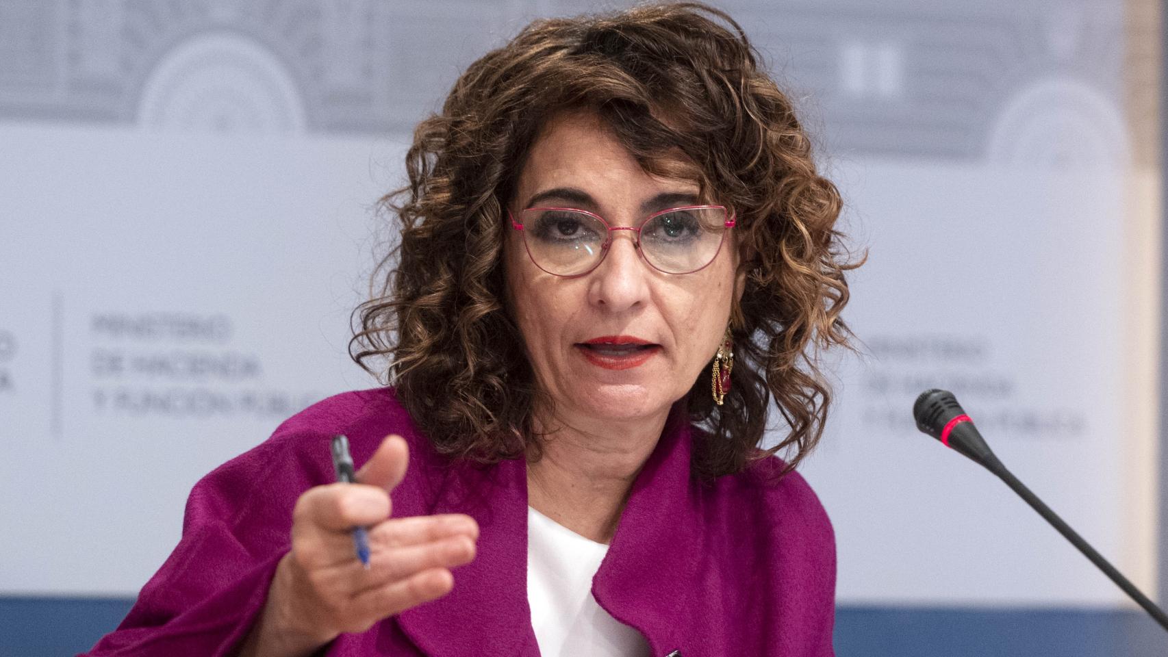 María Jesús Montero, ministra de Hacienda y Función Pública.
