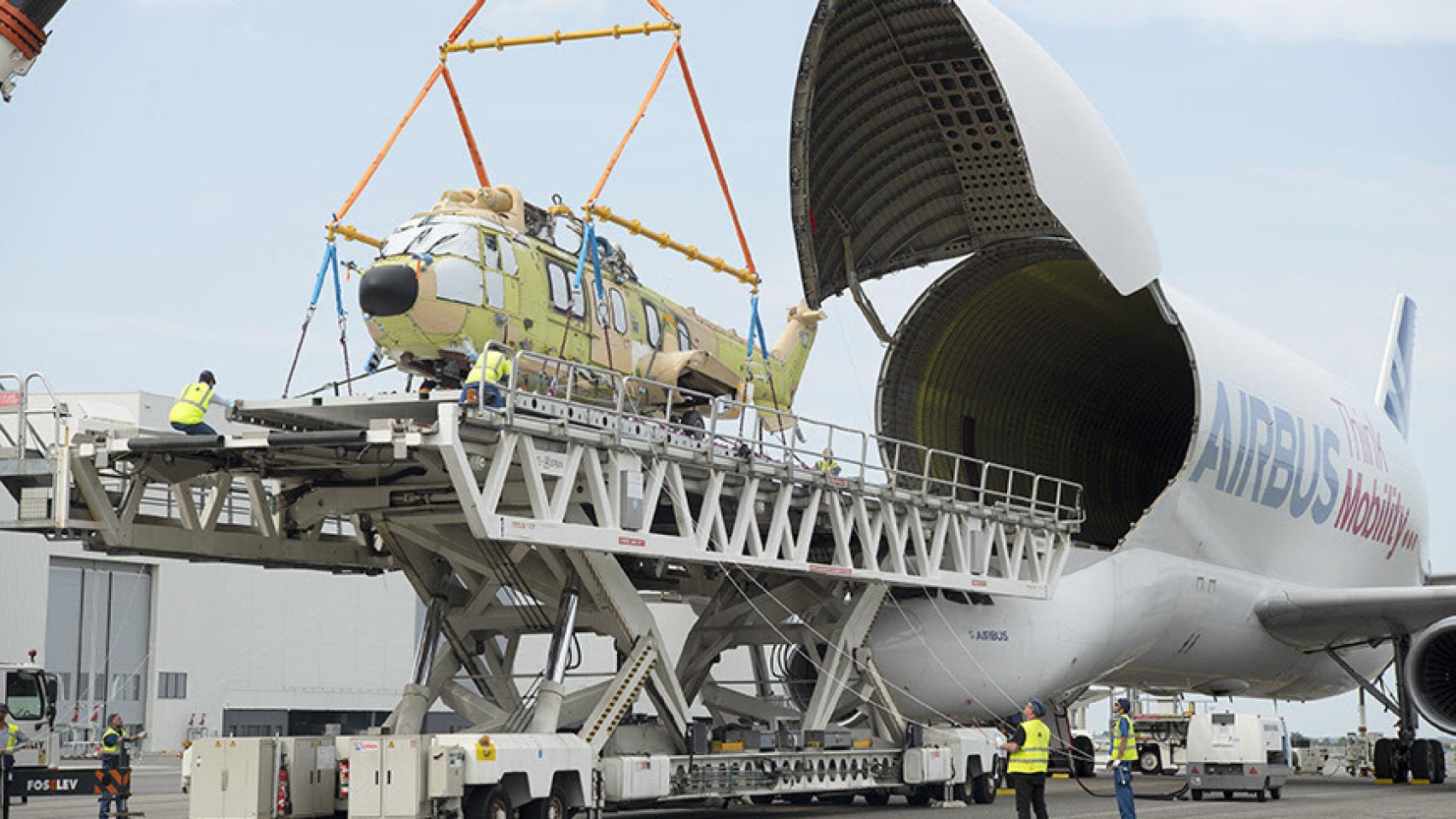 Un modelo Beluga de Airbus.