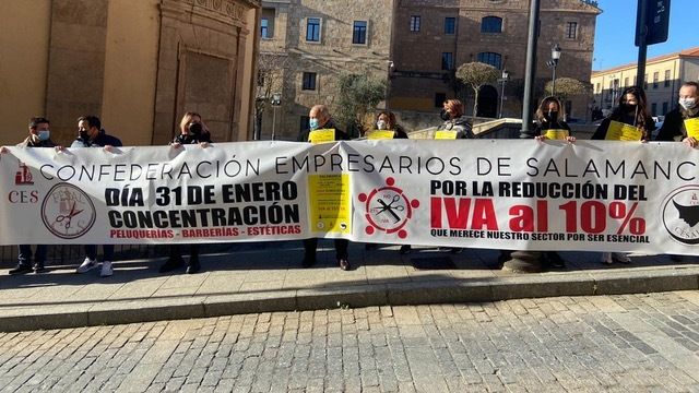 Concentración del sector de las peluquerías en Salamanca