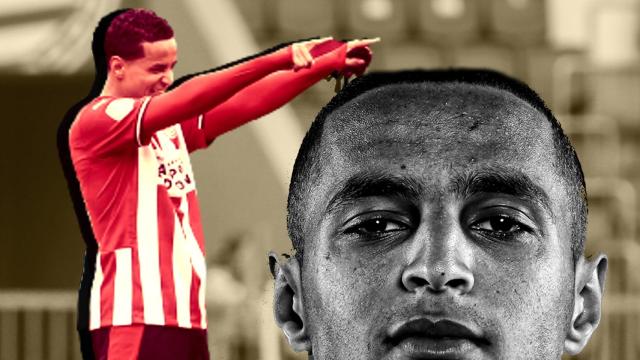 Mohamed Ihattaren, en un fotomontaje.