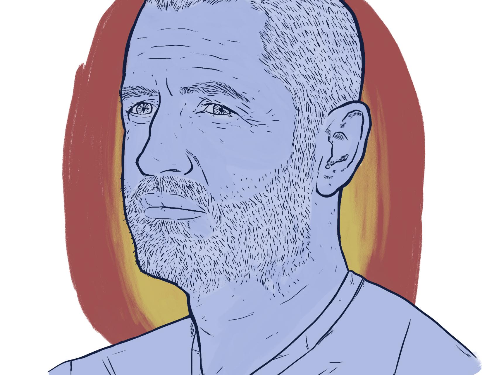 José Ángel Mañas. Ilustración: Daniel Hidalgo