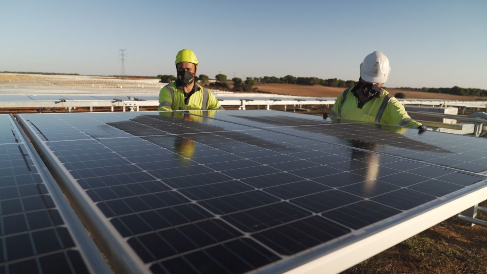 Planta fotovoltaica de Iberdrola en Cuenca.