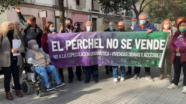 Concentración contra la operación inmobiliaria en El Perchel