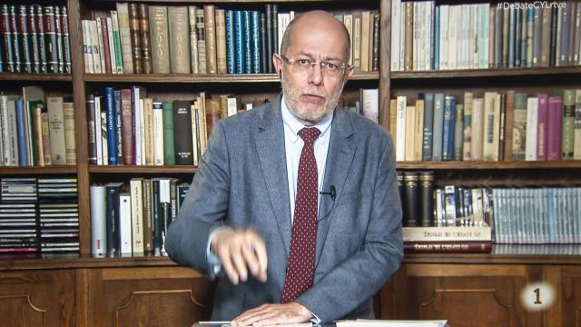 Igea, en una de sus intervenciones durante el debate electoral