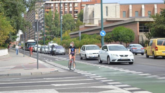Carril bici en Isabel la Católica