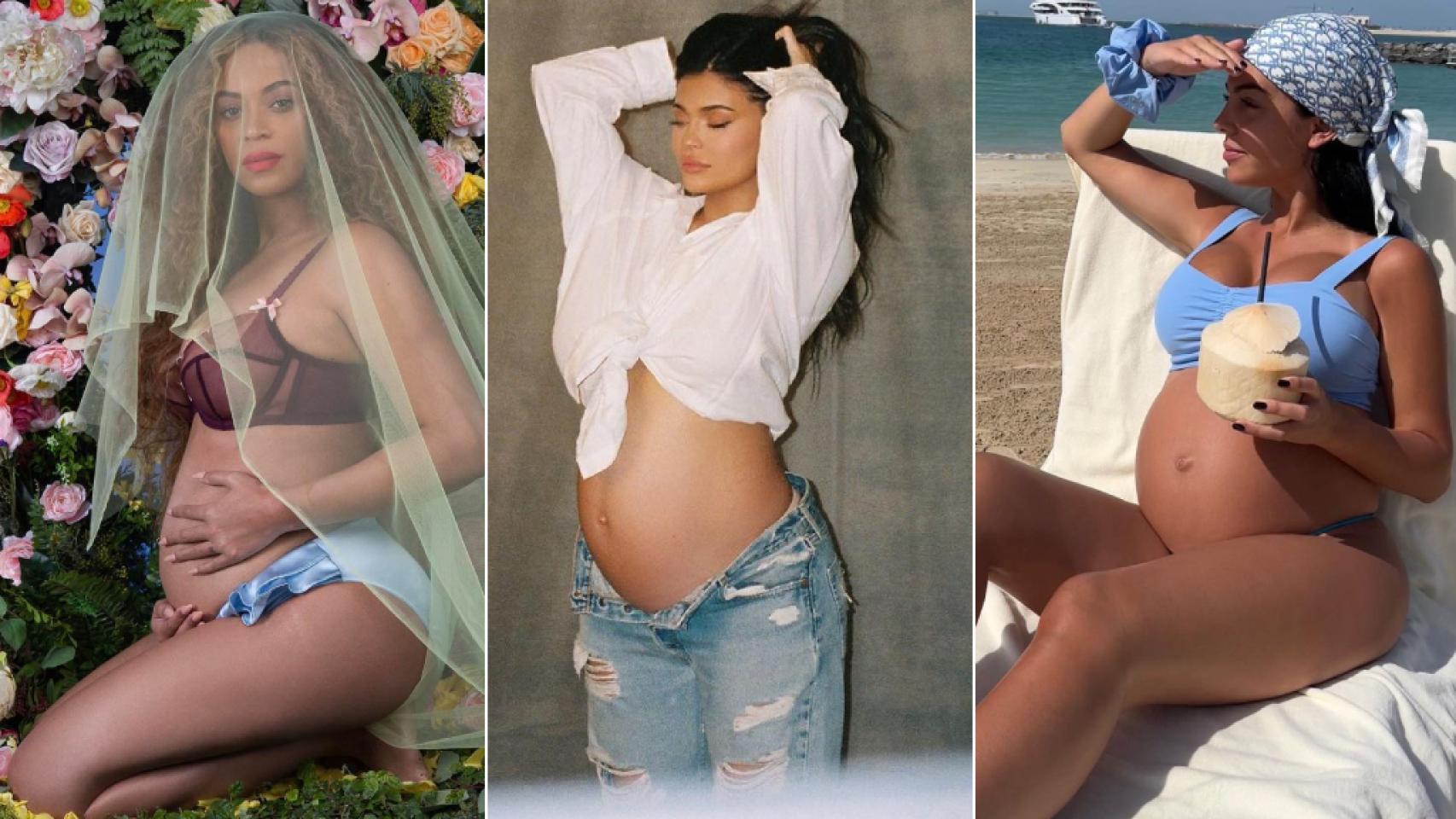 Beyoncé, Kylie Jenner y Georgina Rodríguez.