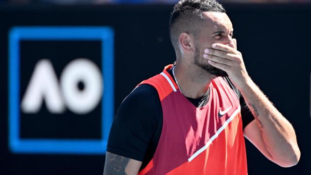 Nick Kyrgios, durante el Open de Australia 2022