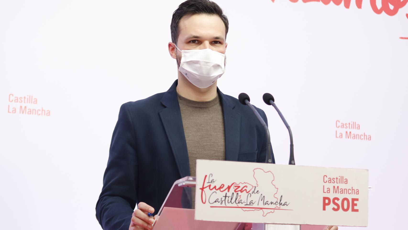 Miguel Zamora, responsable de Política Municipal del PSOE de Castilla-La Mancha. Foto: PSOE CLM