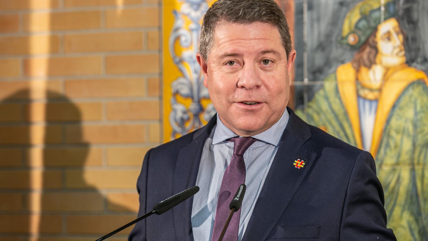 Emiliano García-Page, presidente de Castilla-La Mancha. Foto: JCCM