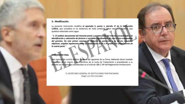 La modificación en la instrucción interna de Instituciones Penitenciarias.