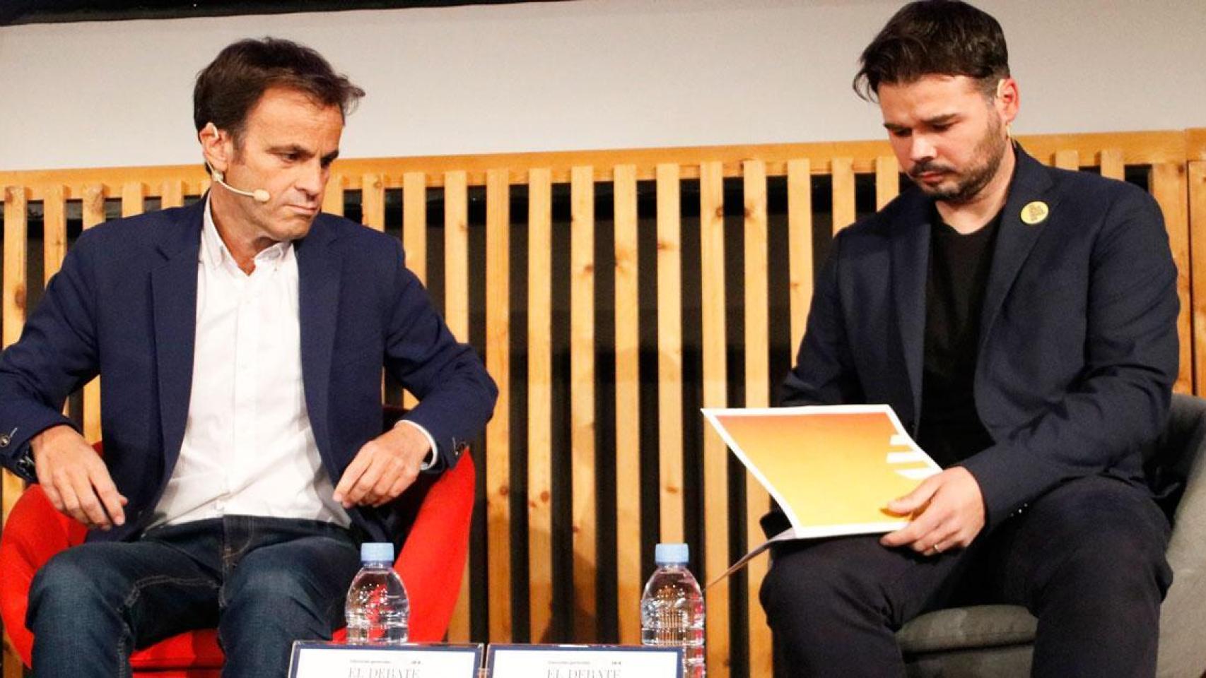 Jaume Asens y Gabriel Rufián en una imagen de archivo. EP