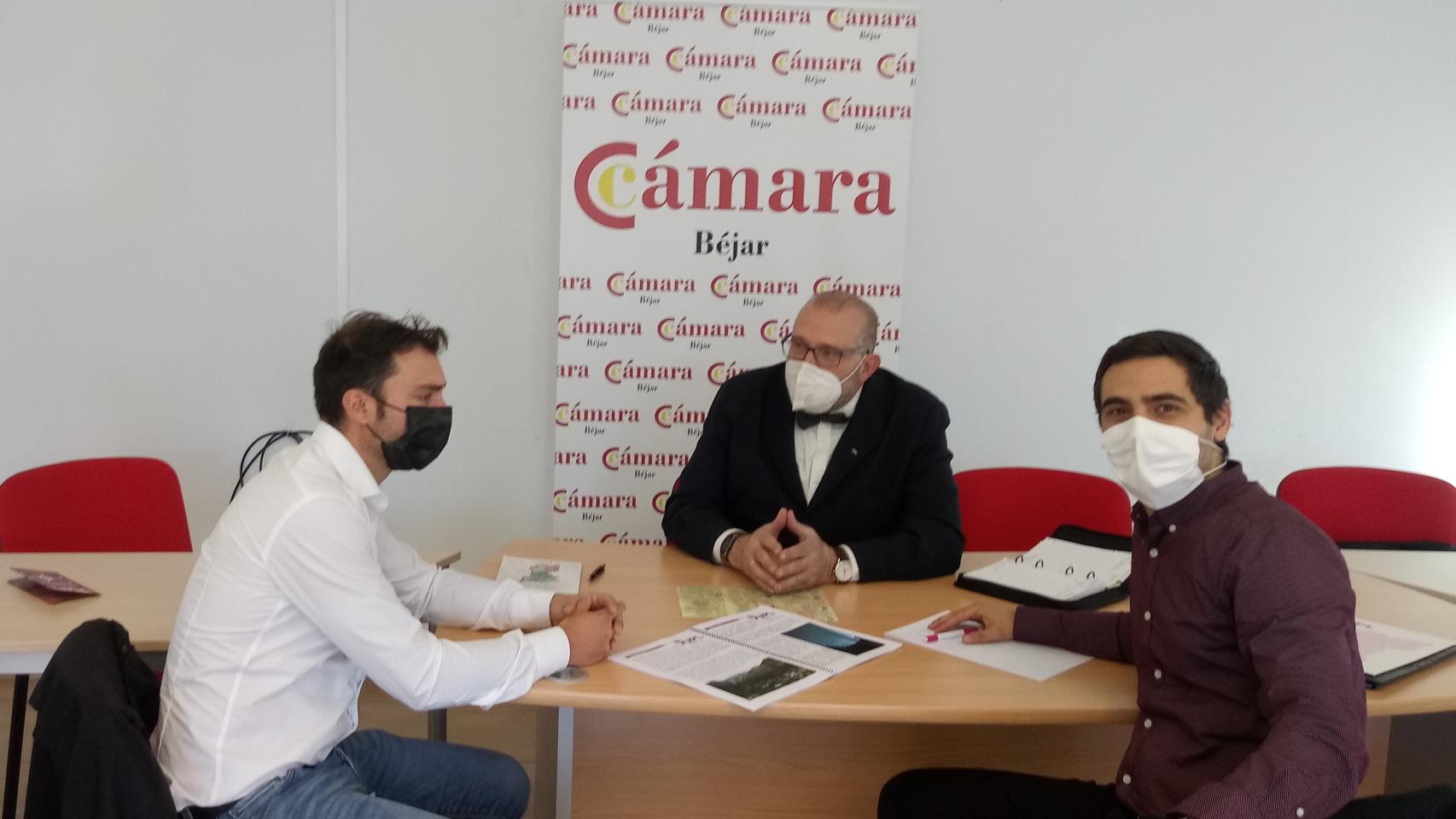 Reunión entre UPL y la Cámara de Comercio de Béjar