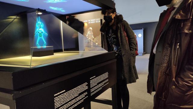 La concejala Ana Redondo durante la presentación de la exposición en el Museo de la Ciencia