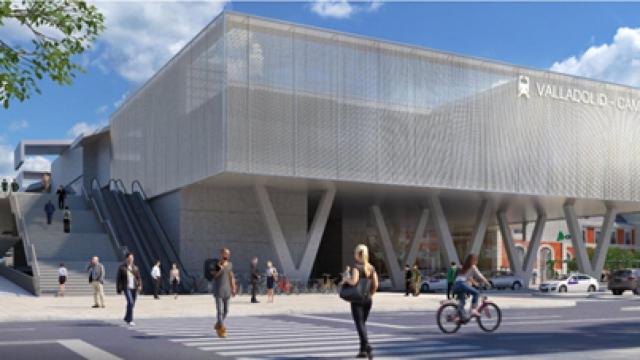 Imagen de la futura estación
