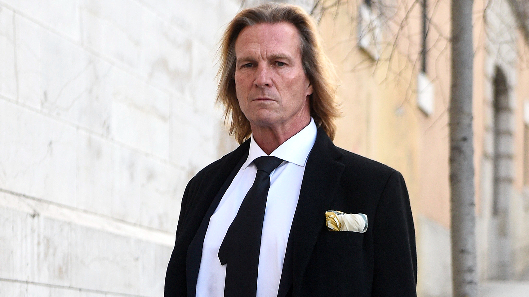 Pocholo Martínez-Bordiú, en el último adiós a Carmen Franco el 31 de diciembre de 2017.