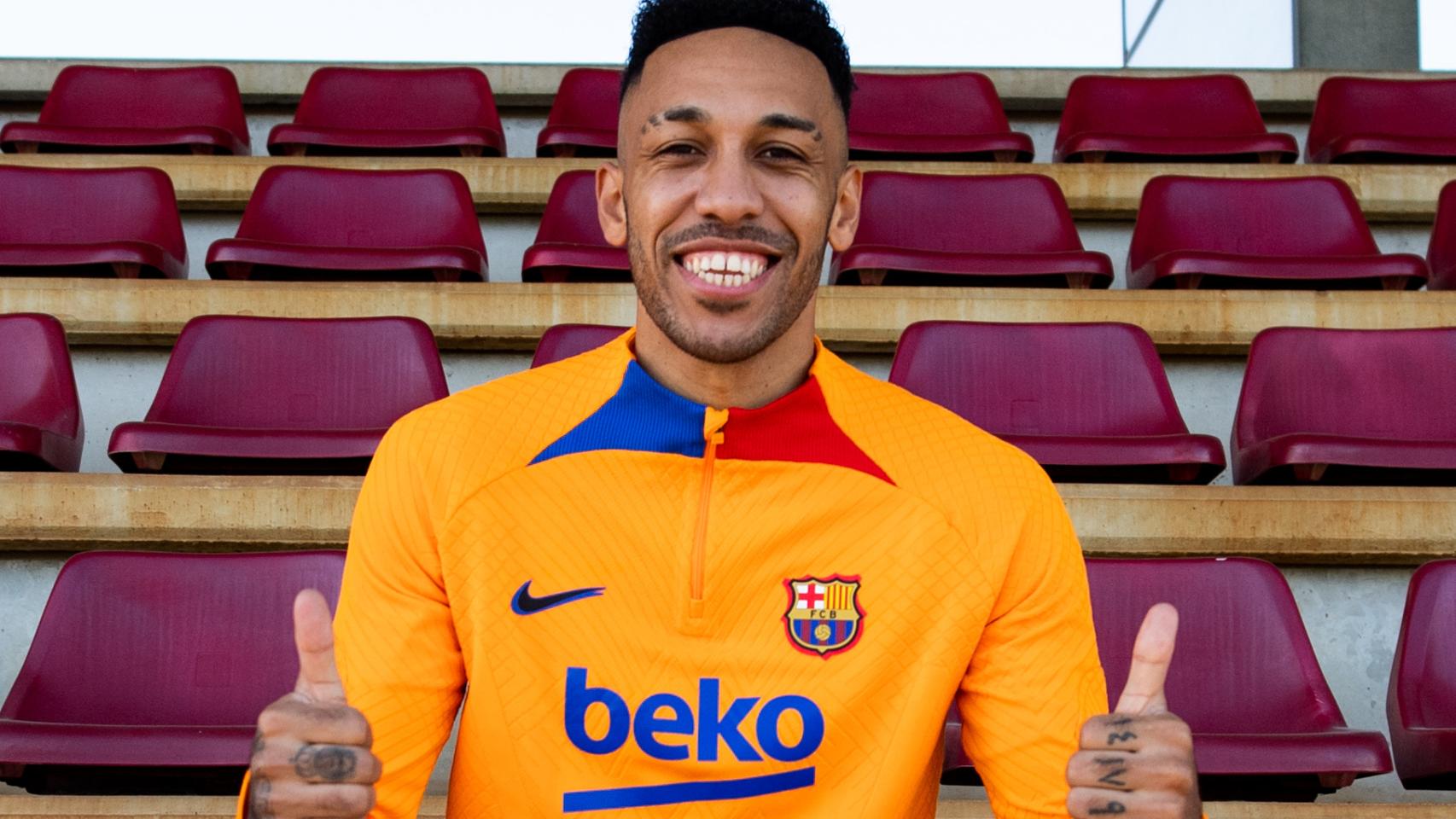 Pierre-Emerick Aubameyang, con el Barcelona