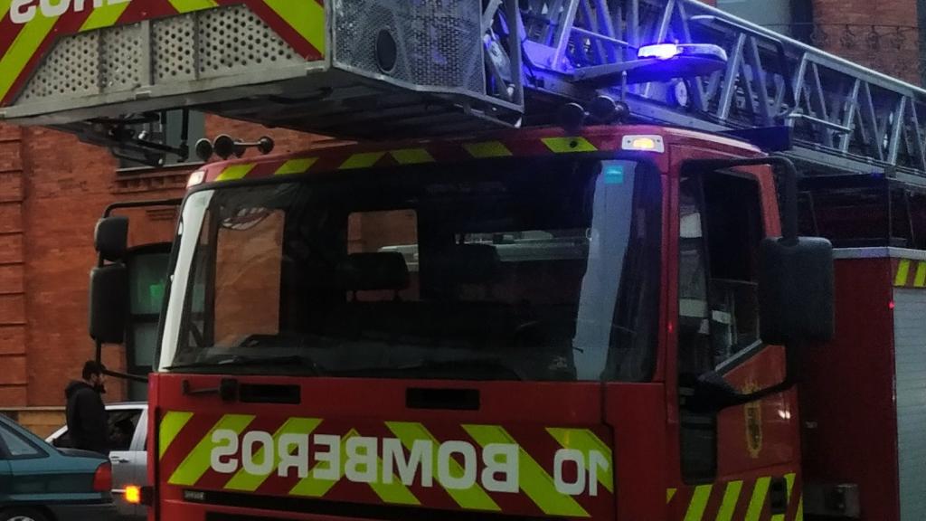 Bomberos de Palencia en otra intervención