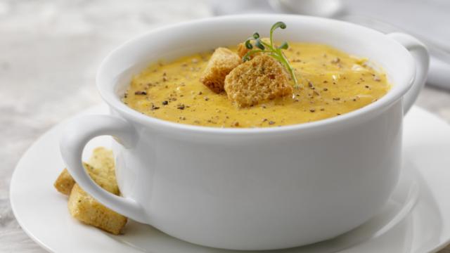 Receta de crema de calabaza.