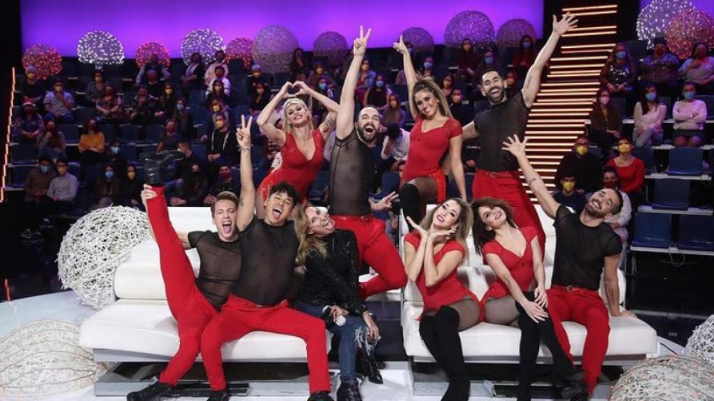 Los bailarines de 'Tu cara me suena'.