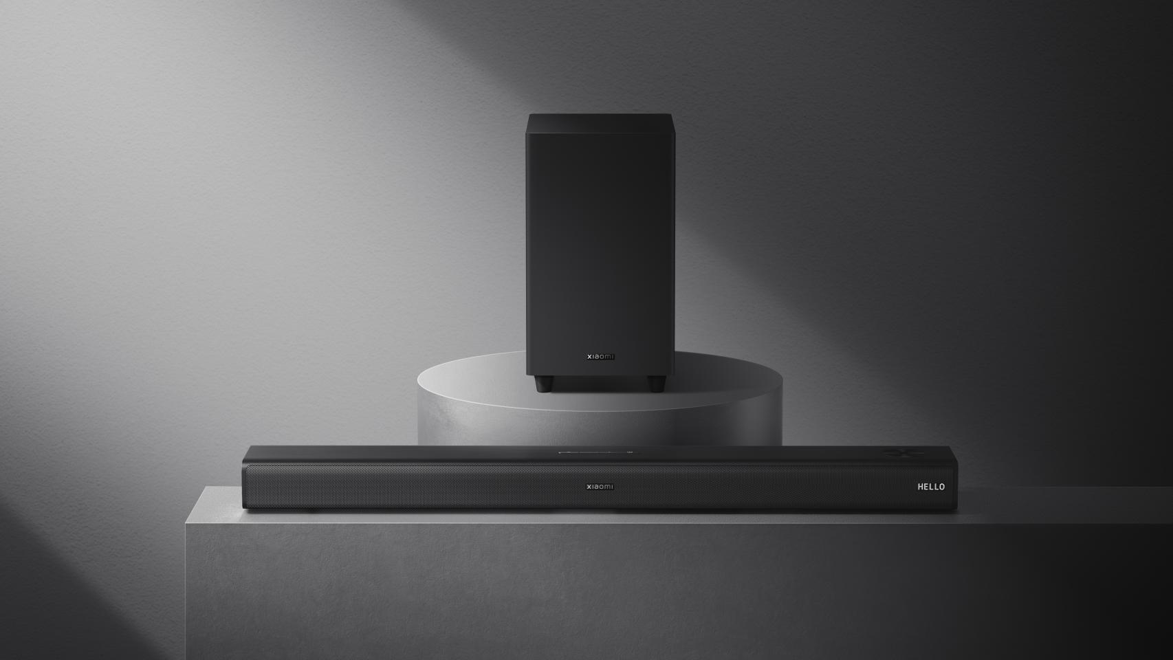 Xiaomi Sound Bar 3.1ch con su subwoofer