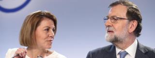 María Dolores de Cospedal y Mariano Rajoy, en una imagen de archivo