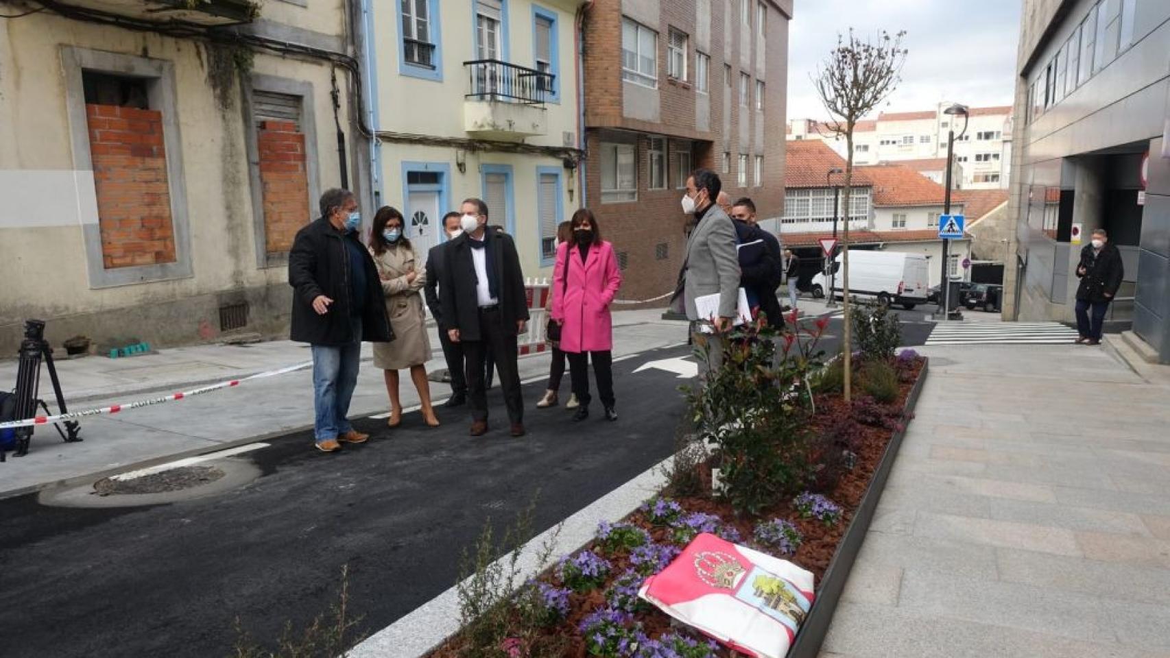 Inauguración de la calle Troncoso de Vigo.