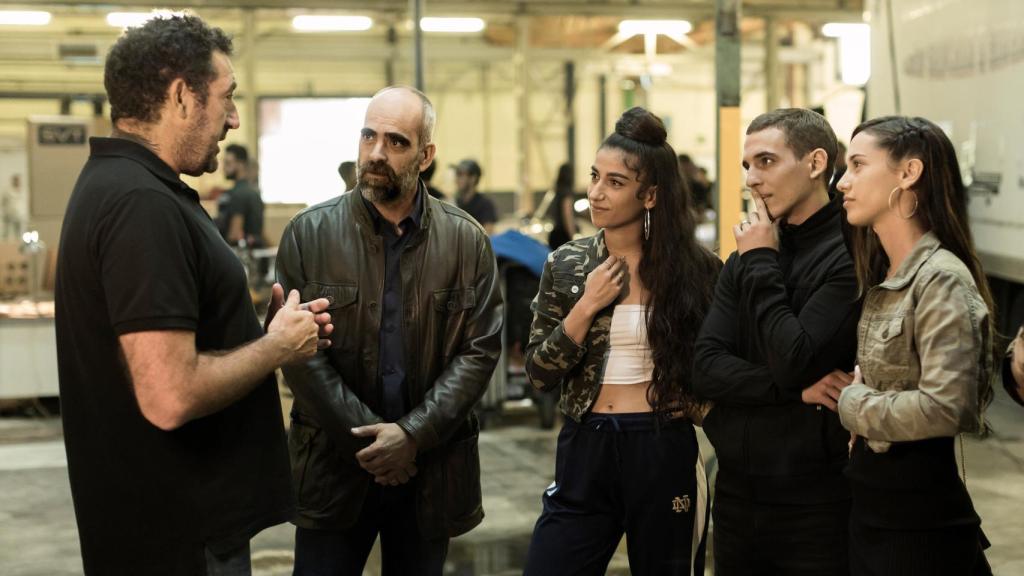 Detrás de las cámaras de la película 'Hasta el cielo'.