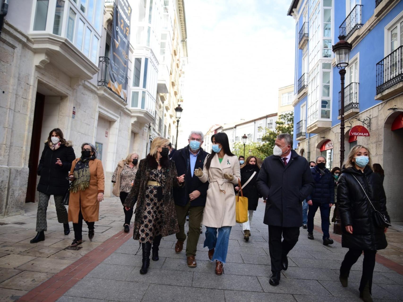 Villacís en su visita a Burgos