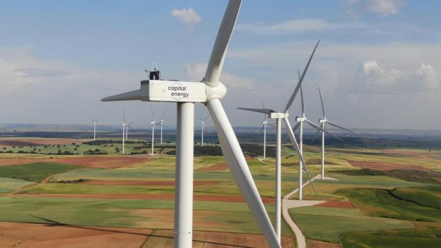 El parque eólico de Capital Energy Las Tadeas, en Palencia