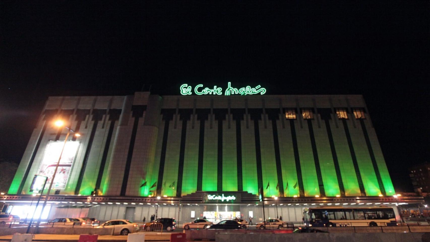 Fachada del Corte Inglés de Paseo Zorrilla.