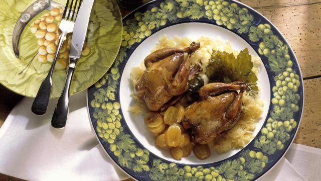 Guiso a base de perdiz.