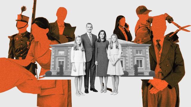 En Zarzuela trabajan entre 450 y 500 empleados, lo que hace del recinto una 'miniempresa' al servicio de los Reyes.